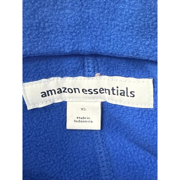 NWT Amazon Essentials Men's Full-Zip Polar Fleece Vest Size XS Blue - Picture 4 of 6
